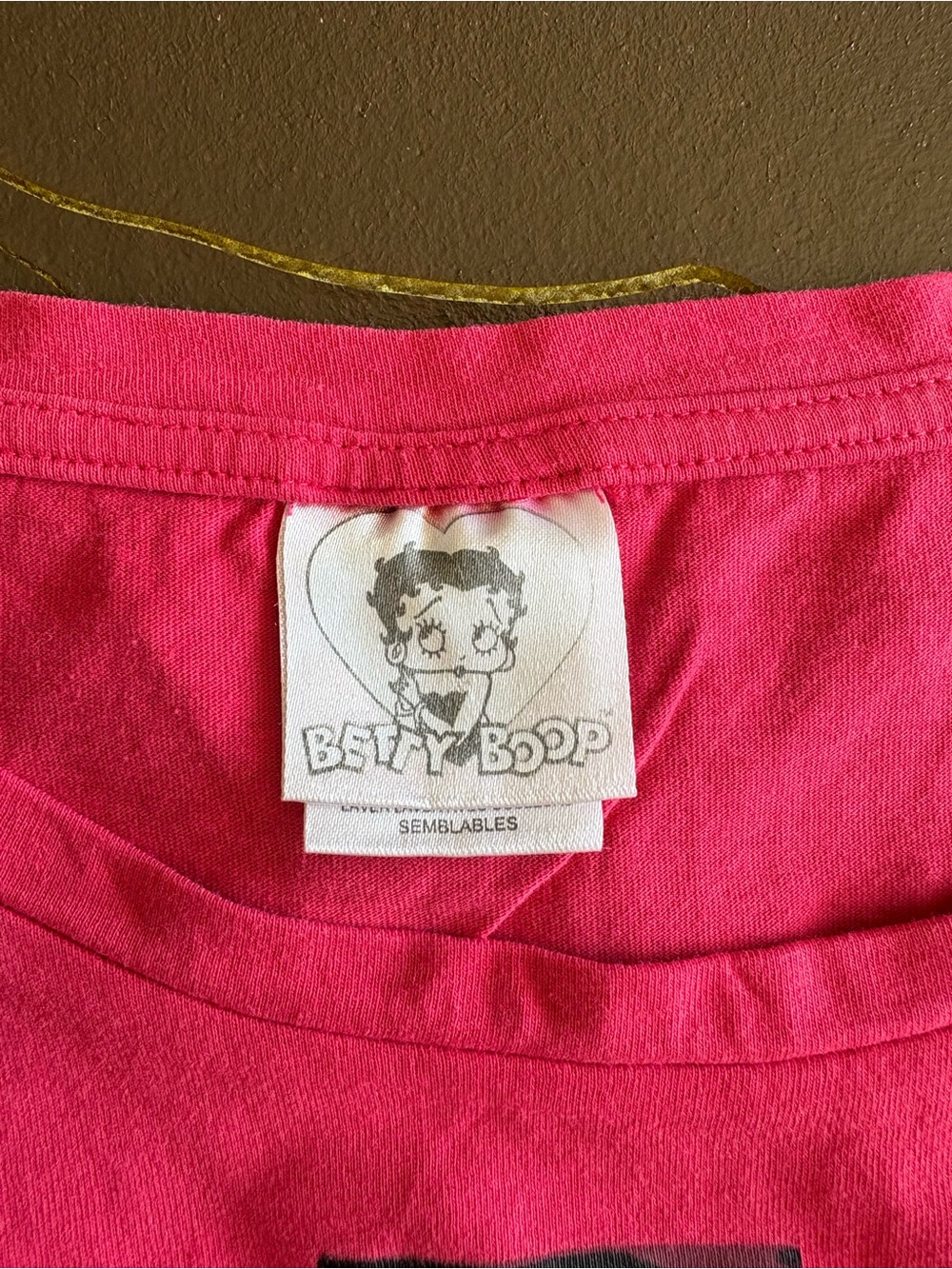 Betty Boop Hot Pink Graphic Tee - Picture 2 of 6